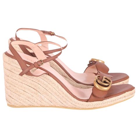 gucci aitana wedge sandals.